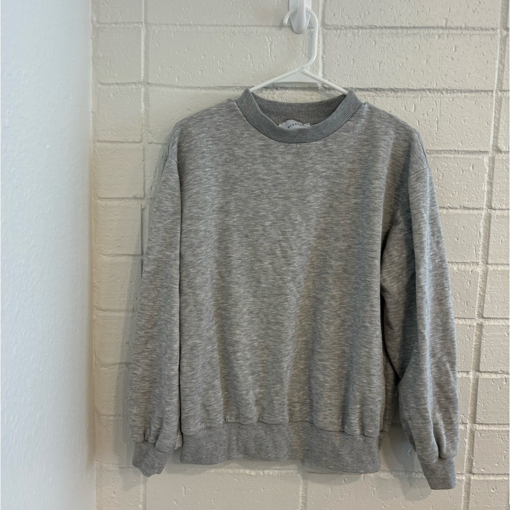 SLEEPER grey crewneck sweater